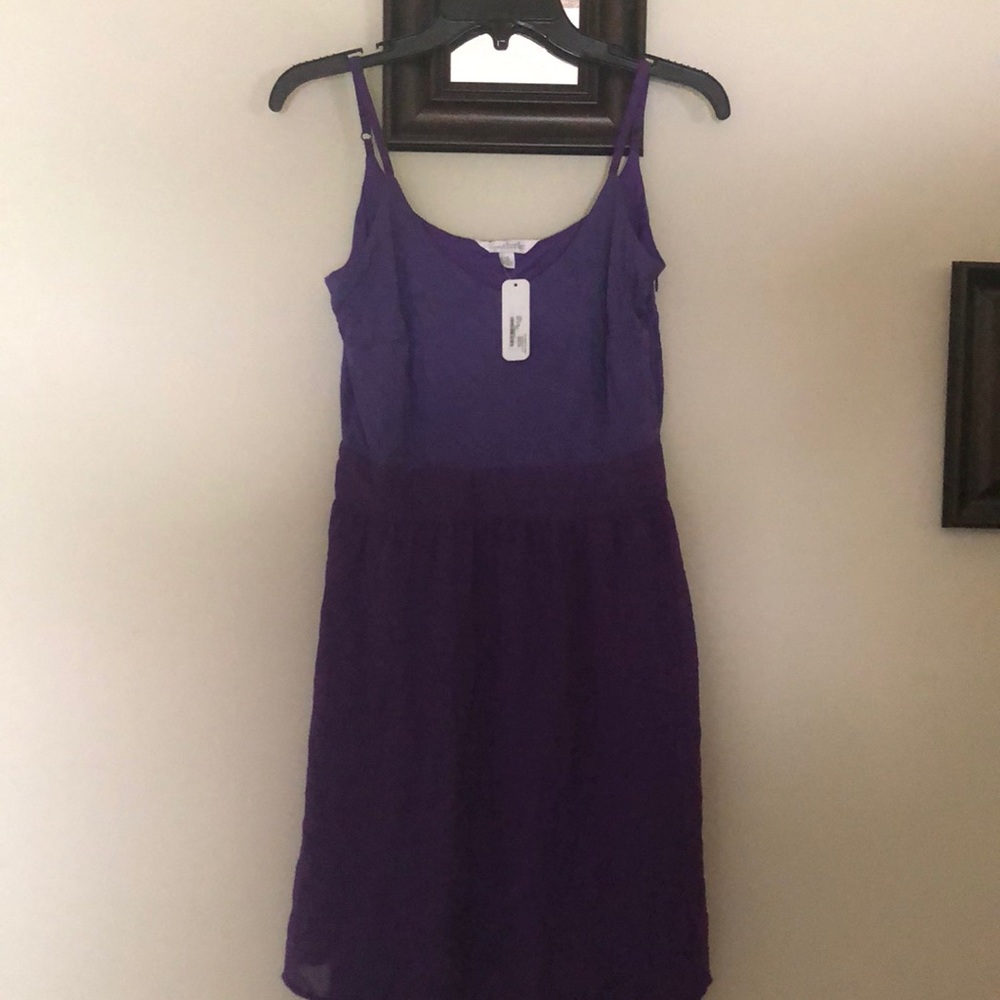 Purple Charming Charlie dress